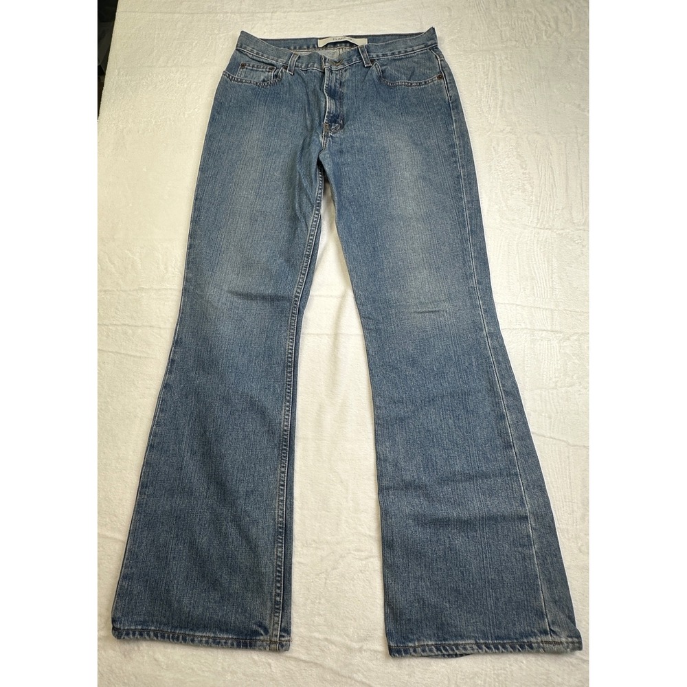 Gap Flare Jeans Womens 10 Blue Medium Wash Denim Mid Rise Y2K Retro 100 Cotton
